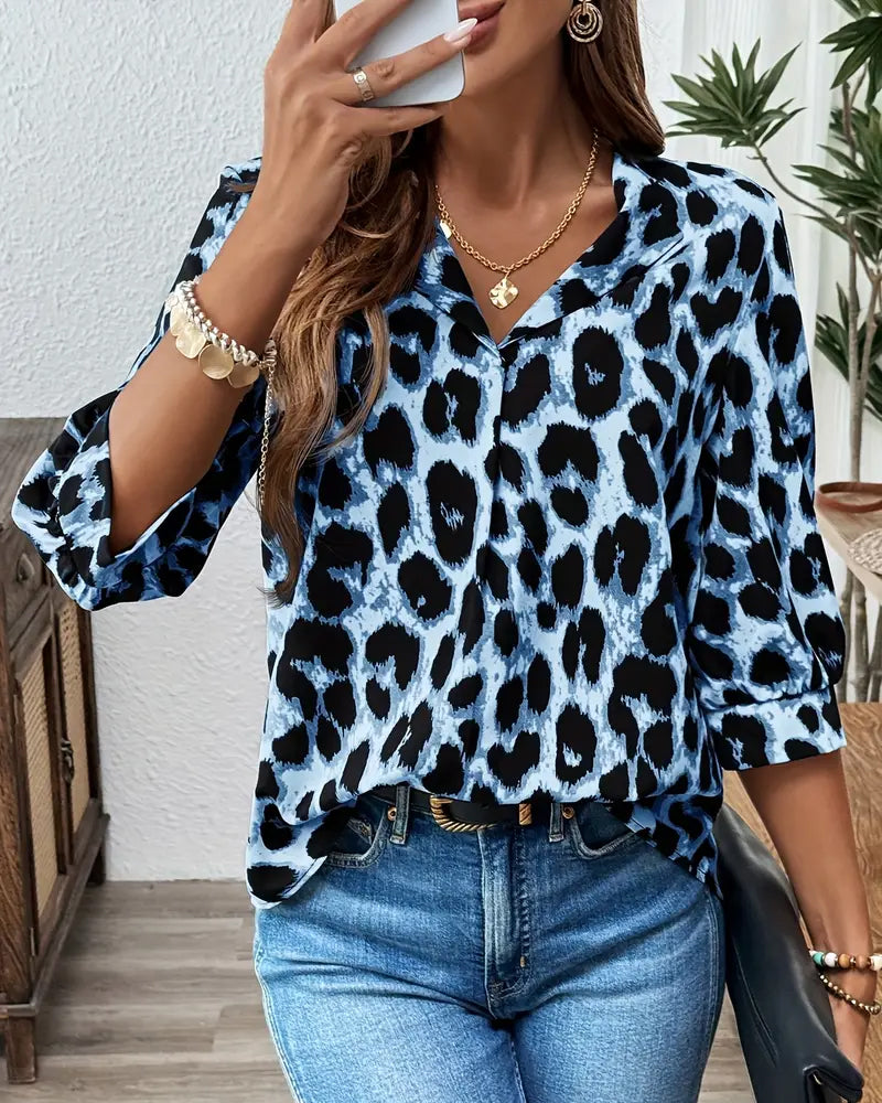 THE ROSALYN - 3/4 MOUW BLOUSE