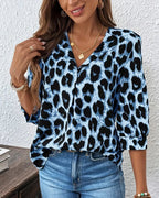 THE ROSALYN - 3/4 MOUW BLOUSE