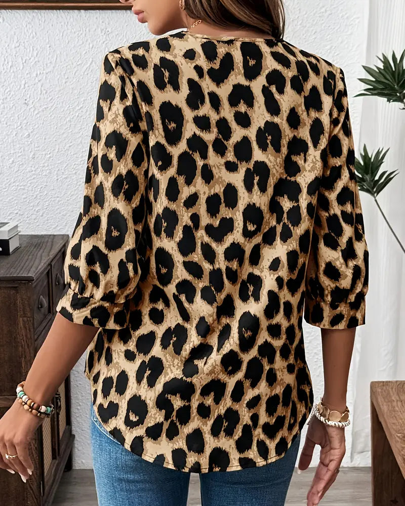 THE ROSALYN - 3/4 MOUW BLOUSE