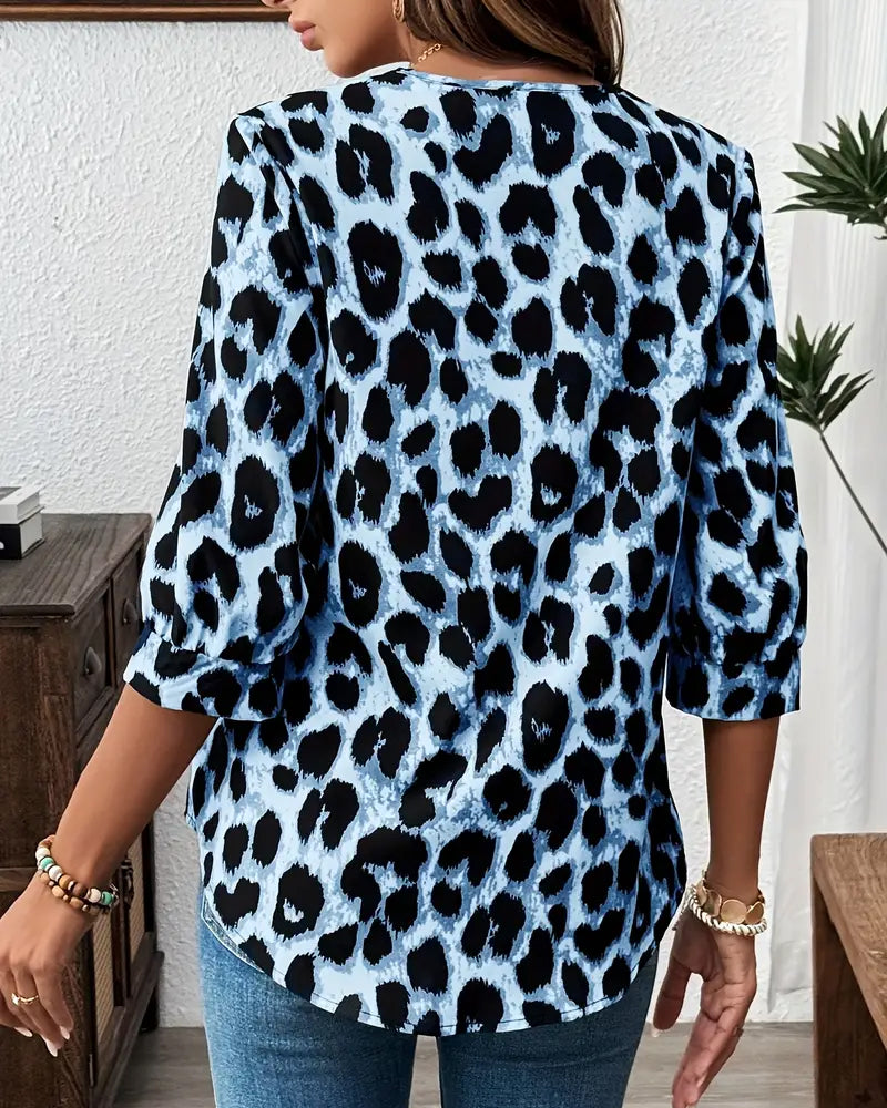 THE ROSALYN - 3/4 MOUW BLOUSE