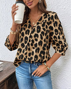 THE ROSALYN - 3/4 MOUW BLOUSE