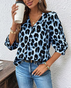 THE ROSALYN - 3/4 MOUW BLOUSE