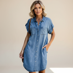 THE ZAHRA - DENIM JURK