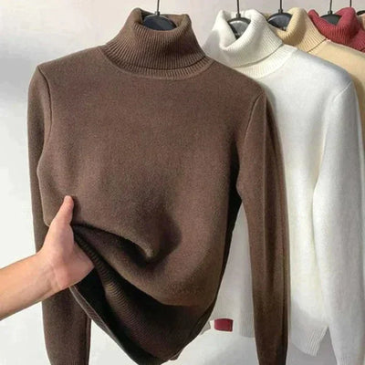 THE ROSA - FLEECE TURTLENECK - NOBLE