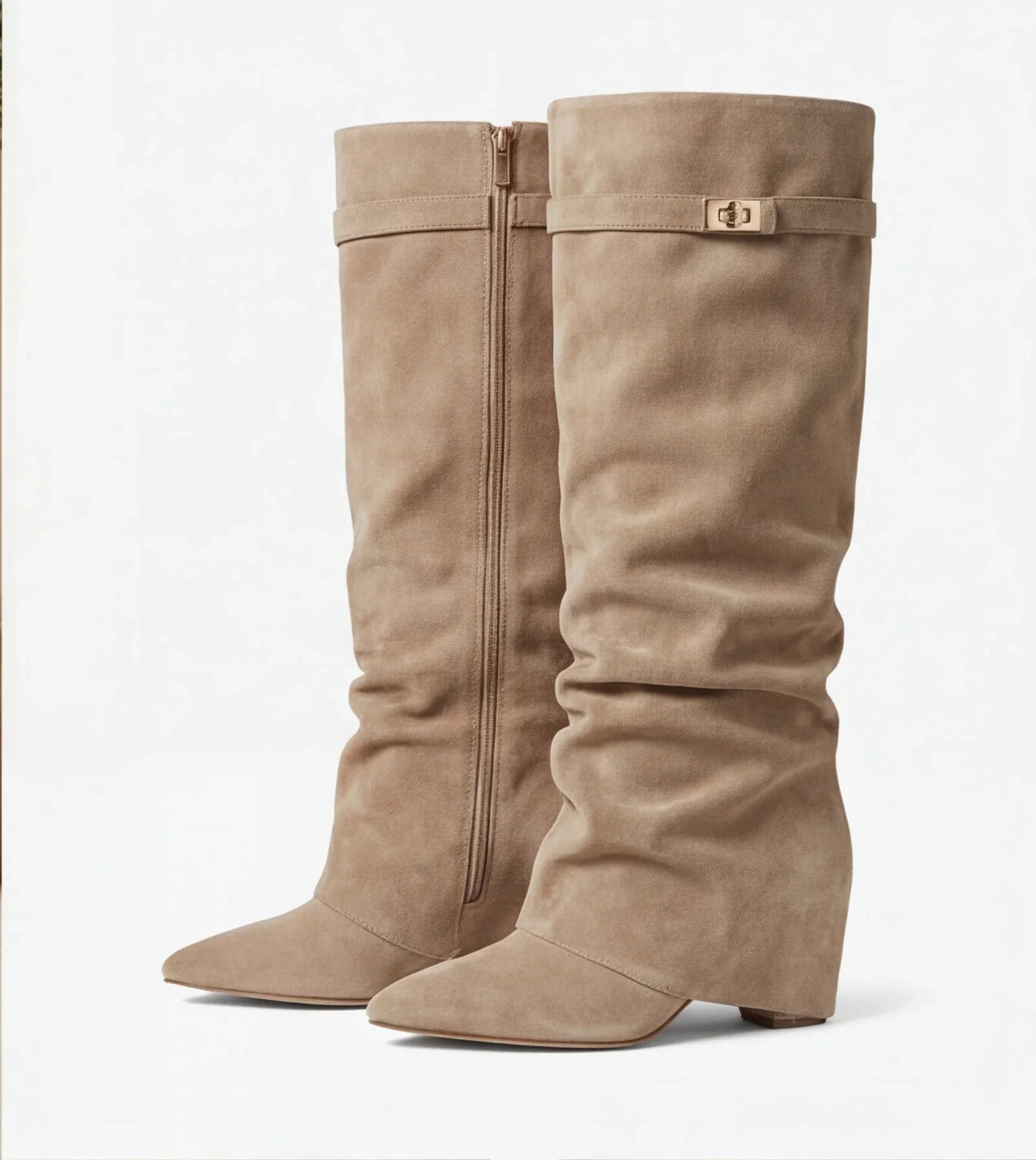 THE SOFIA - SUÈDE SLOUCH BOOTS