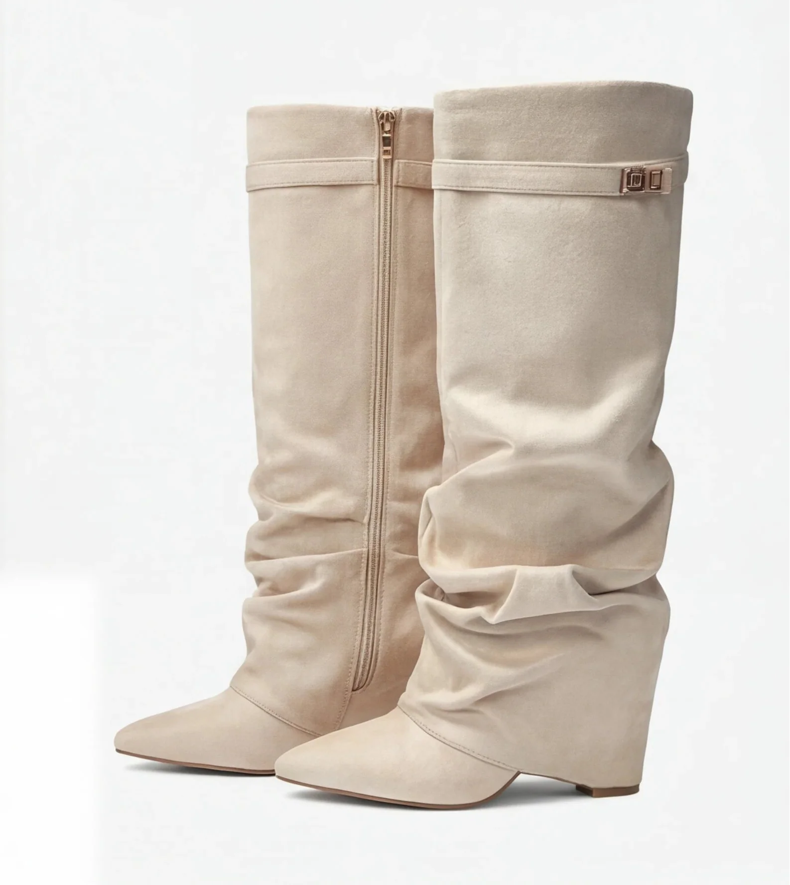 THE SOFIA - SUÈDE SLOUCH BOOTS