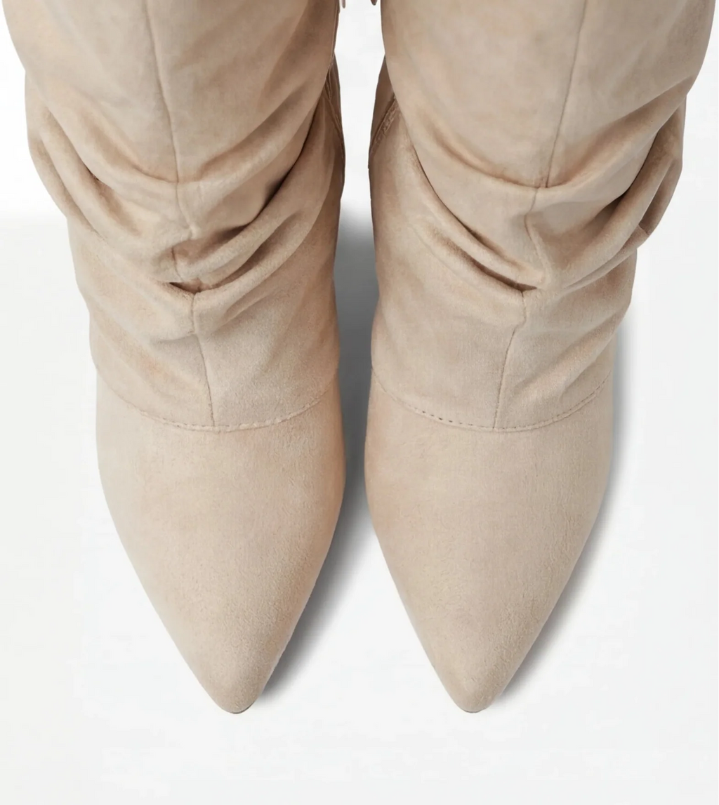 THE SOFIA - SUÈDE SLOUCH BOOTS