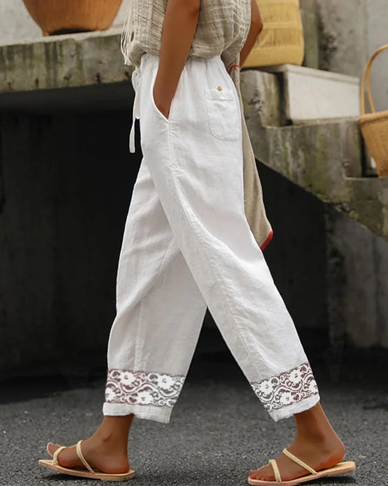 THE NICKY - CROPPED BROEK