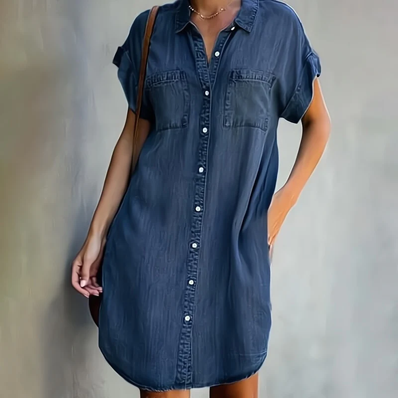 THE ZAHRA - DENIM JURK