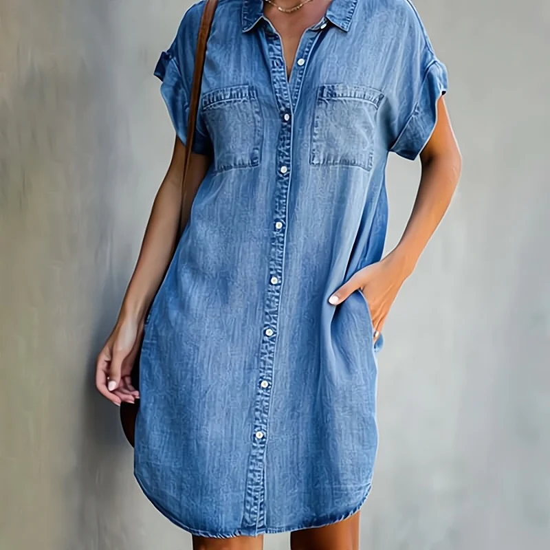 THE ZAHRA - DENIM JURK