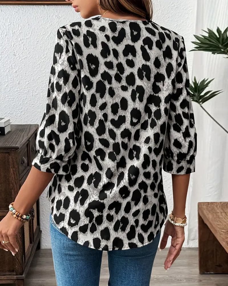 THE ROSALYN - 3/4 MOUW BLOUSE
